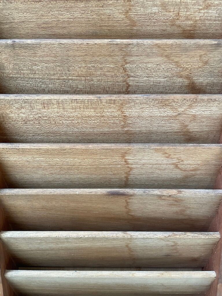 Oak wall magazine door