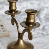 Vintage brass candle holder