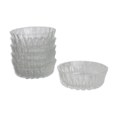 Set of 6 crystal cups or ramekins