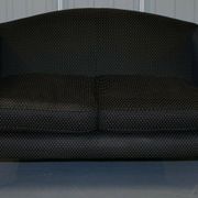Canapé tapissé avec structure bois dur clair, style Art Déco