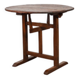 Antique oak Tilt top side table, France ca. 1800