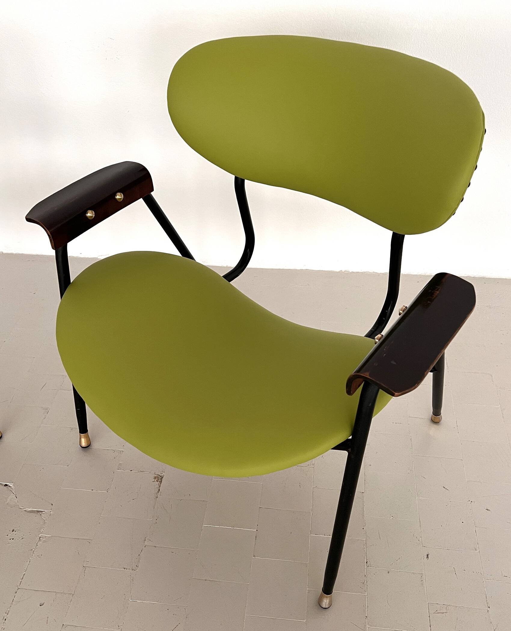 Pair of Lounge Chairs by Gastone Rinaldi, 1960s