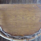 Rattan and bamboo 70's bedside