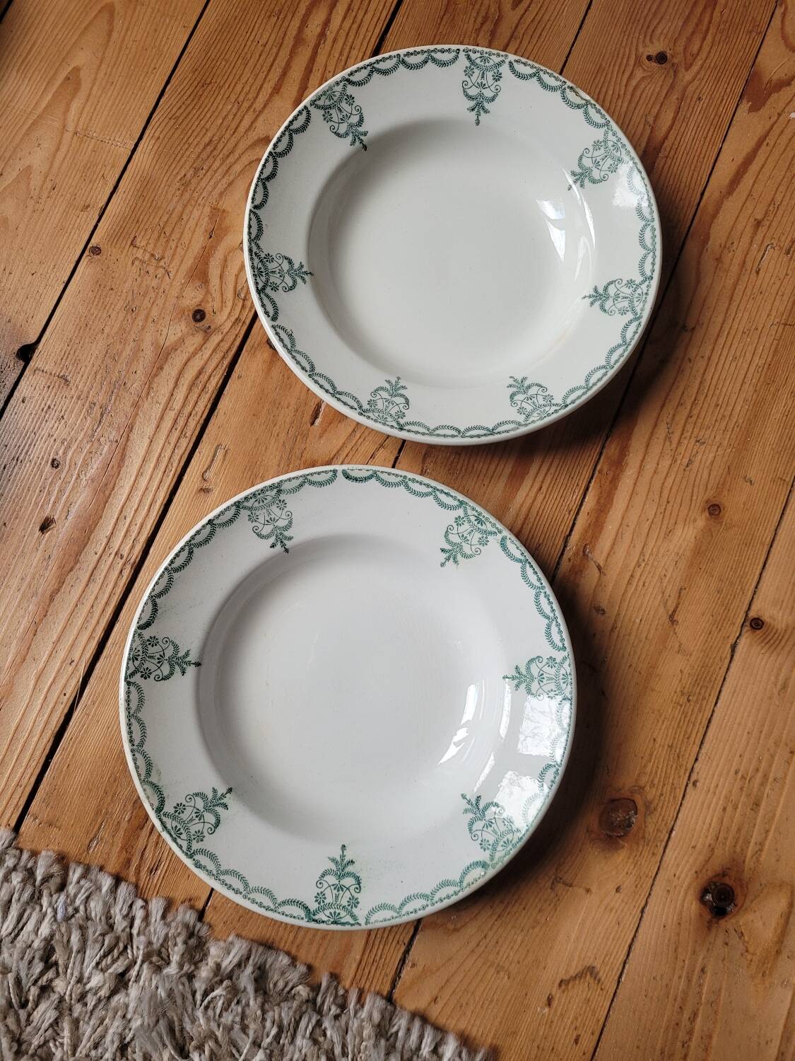 Lot n°4 of 6 soup plates 418 St Amand