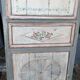 Old patinated woodwork door