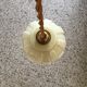 Suspension boule Art deco en opaline