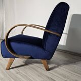 Art deco armchair by Jindrich Halabala, 1940s
