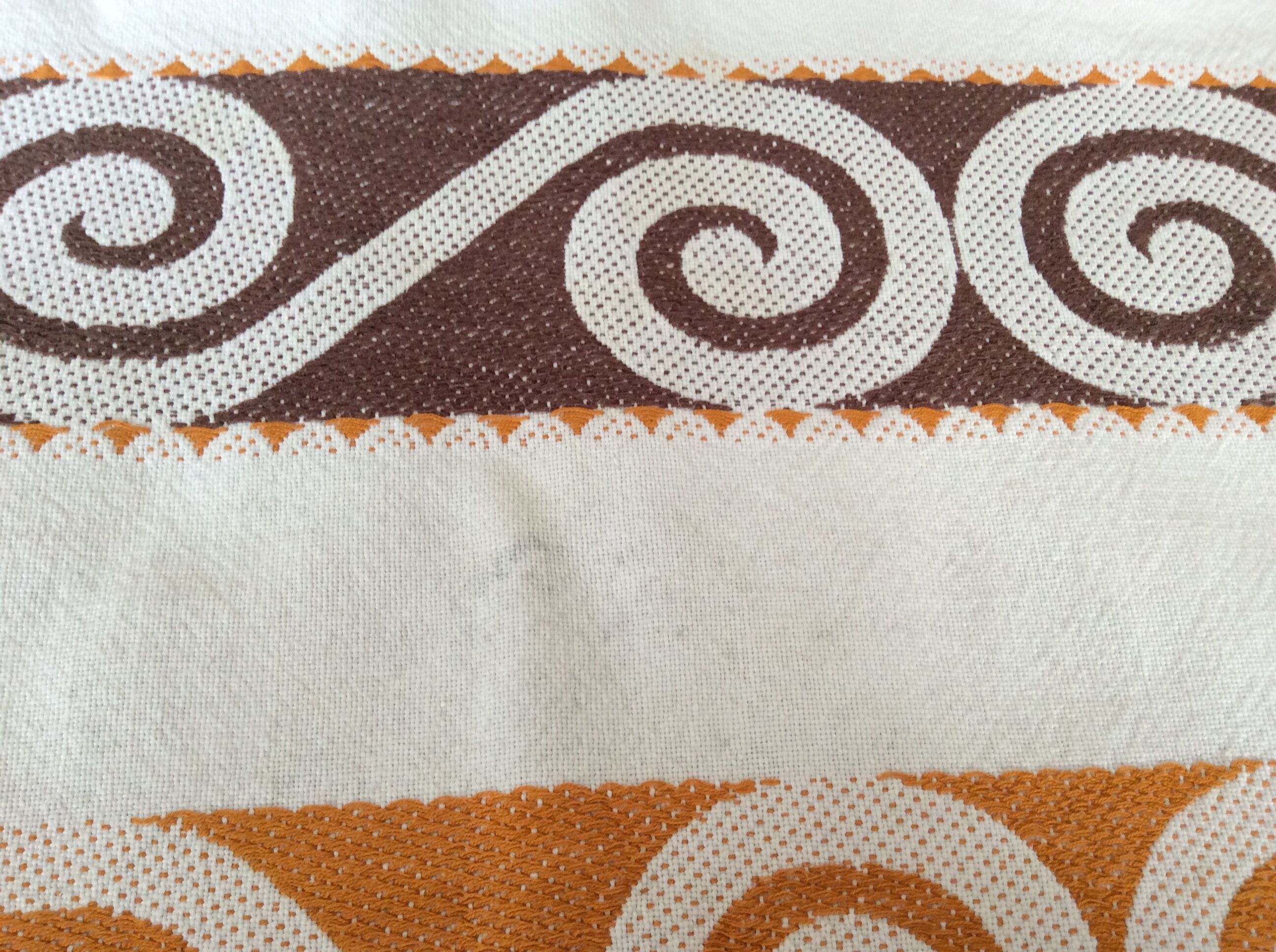 Vintage round tablecloth