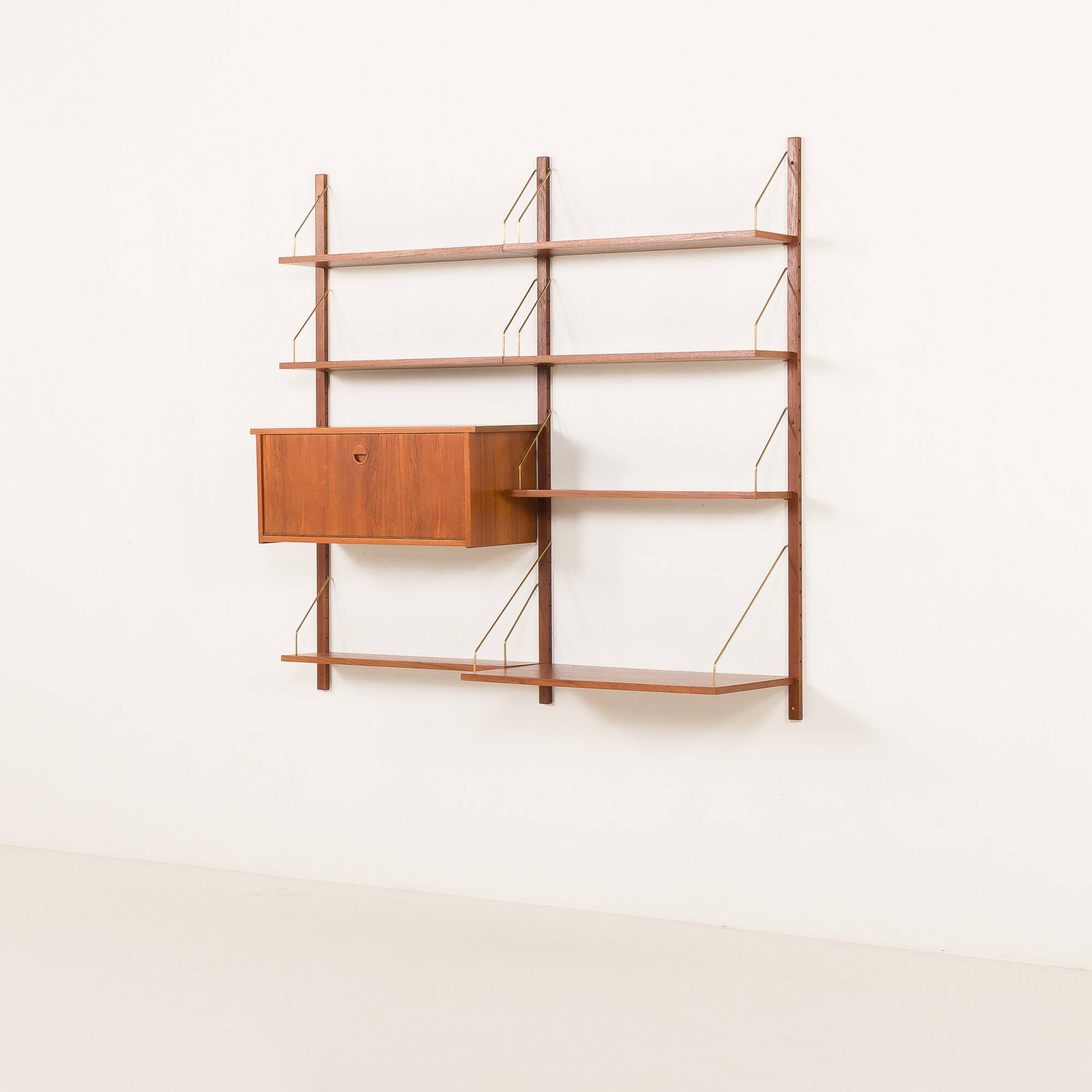 Danish home office wall-unit in the style of Poul Cadovius, 1960s
