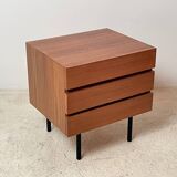 Pair of teak chests of drawers from the 1950s.