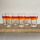6 vintage glasses "Vabé"