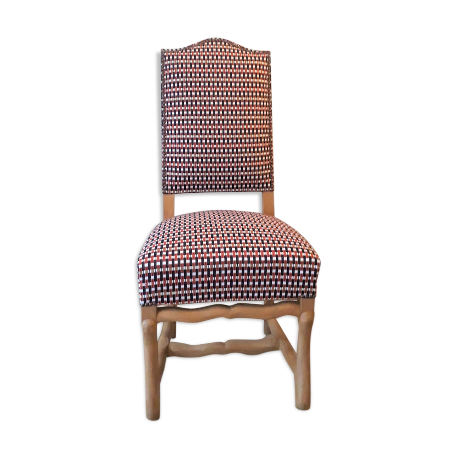 Chaise Louis XIII "os de mouton"