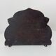 Pair of antique carved wooden shelves