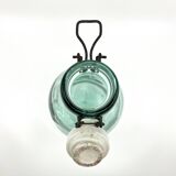 Large "Mercur" glass bottle with ceramic stopper • 2L • 1930