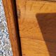 Chest of drawers of the 50s in golden blond oak 5 drawers conical feet