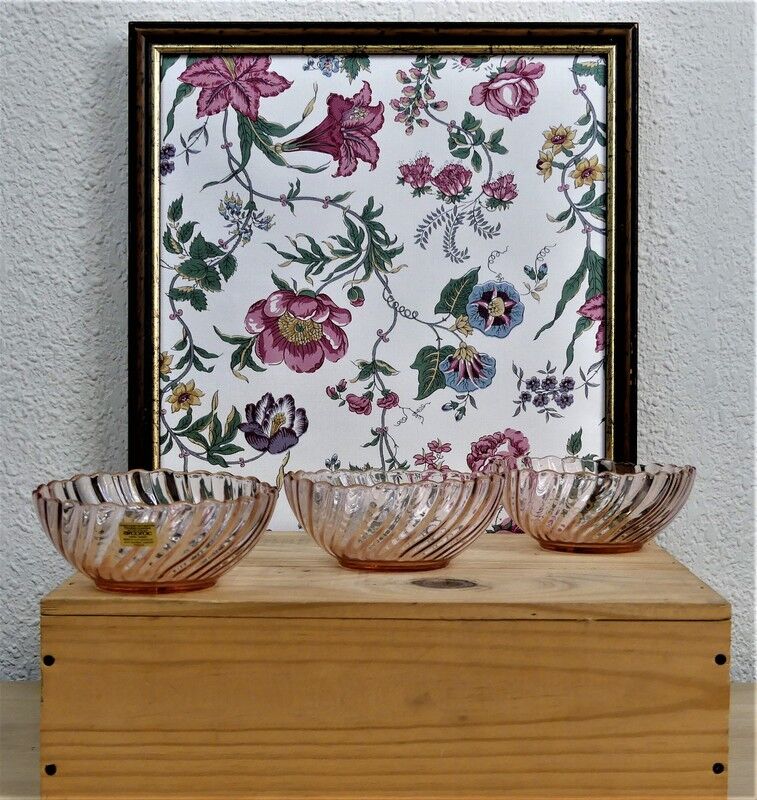 Six Rosaline Arcoroc vintage 70s cuts