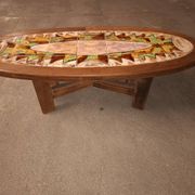 Table basse en ceramique , Vallauris , Gustave Reynaud