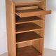 Hi-Fi furniture, bookshelf, side table by Guillerme and Chambron, France.