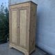 Natural wood wardrobe