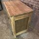 Vintage Parisian buffet made of raw wood