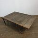 Table basse en palette d'usine industrielle