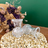 Small crystal vases