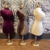3 old sewing mannequins 60cm