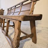 Banc chine XIXeme Orme Massif Temple