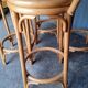 4 high bar stools in rattan vintage ep 1980
