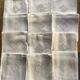 12 embroidered towels BC square damask ivory