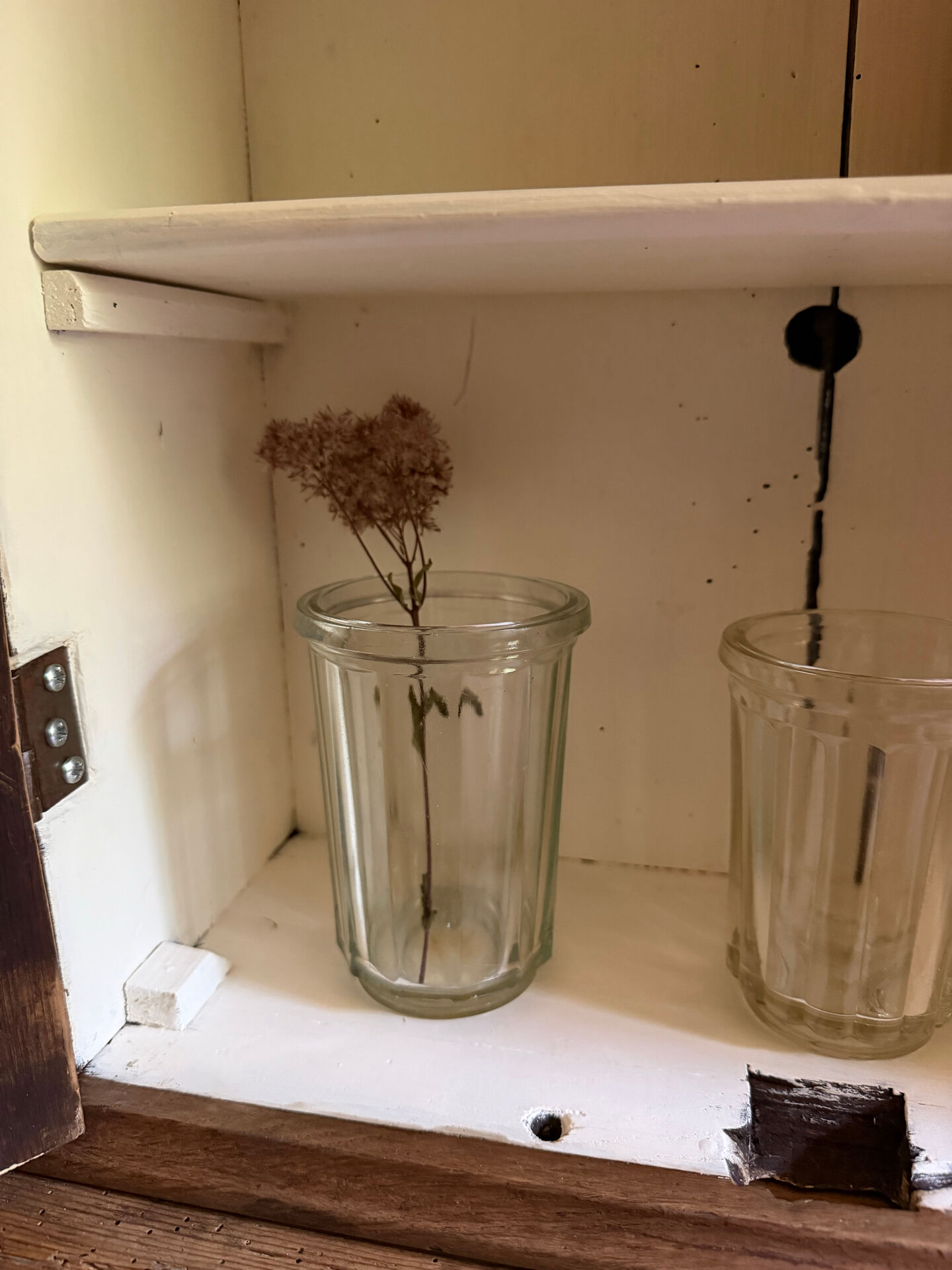 Small vintage display cabinet