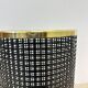 Mid century design perforated metal basket / bin , 1970s