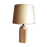 Lampe en travertin massif