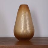 LARGE VINTAGE MURANO GLASS VASE FROM THE 1950S DESIGNED SCARPA FOR VENINI