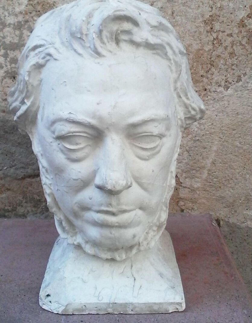 Vintage plaster head