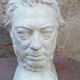Vintage plaster head