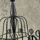 Twisted iron coat rack, 19th century