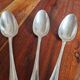 Christofle - Set of 3 table spoons in the Spatours model in silver-plated metal.
