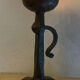 Wrought iron candle holder