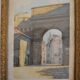 The Rhône Gate in Avignon around 1900, aquatint engraving signed.