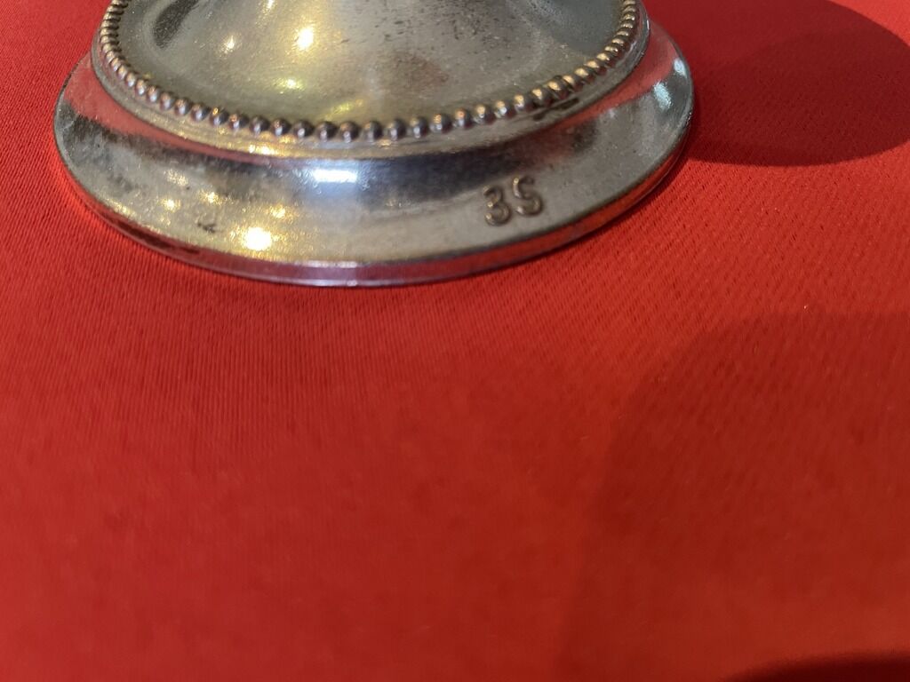 Silver candlestick
