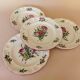 4 assiettes plates "Réverbère fin" KG Lunéville