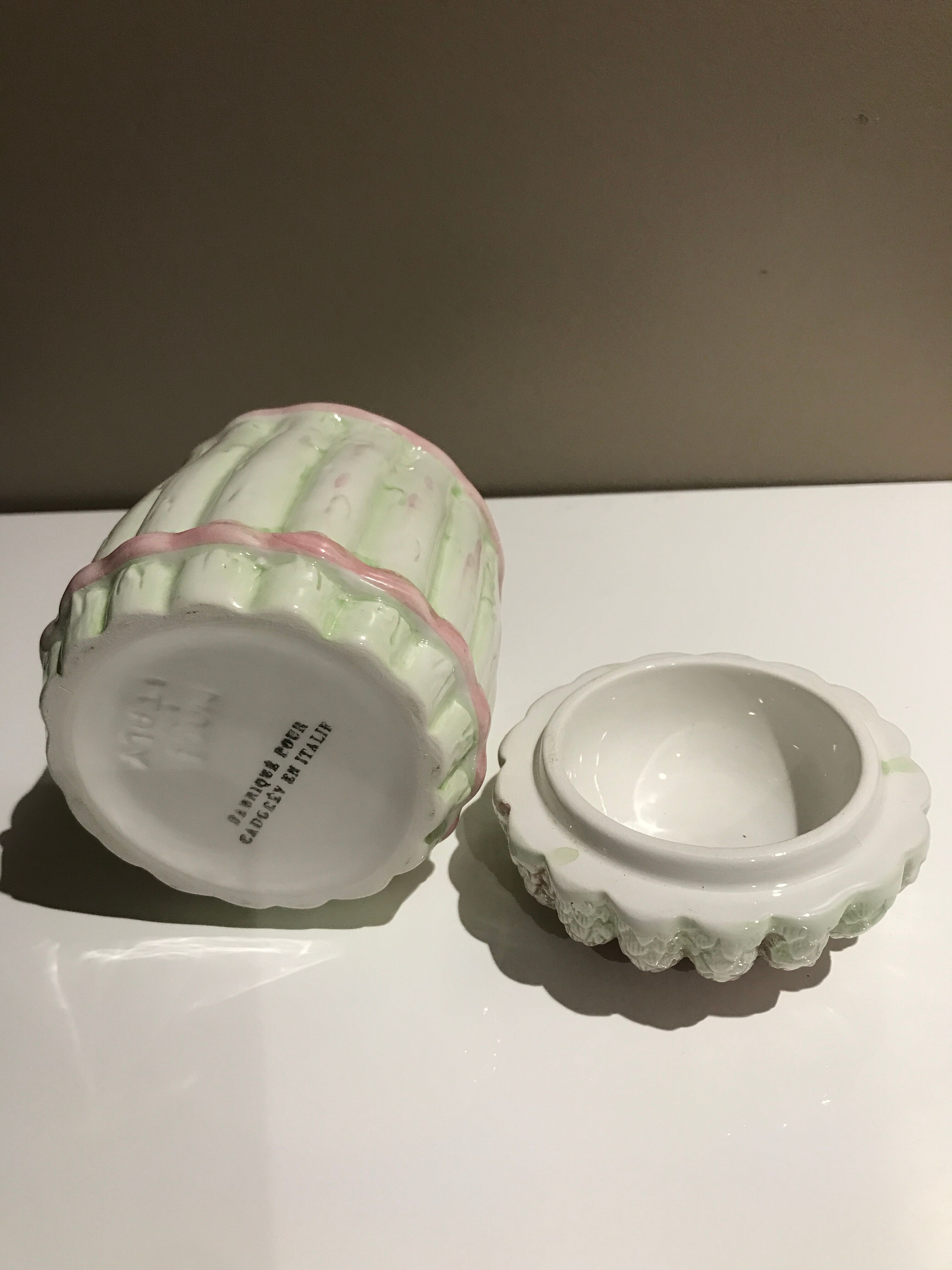 Saucière asparagus in slurry