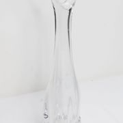 Blown crystal vase Art Vannes France 43 cm