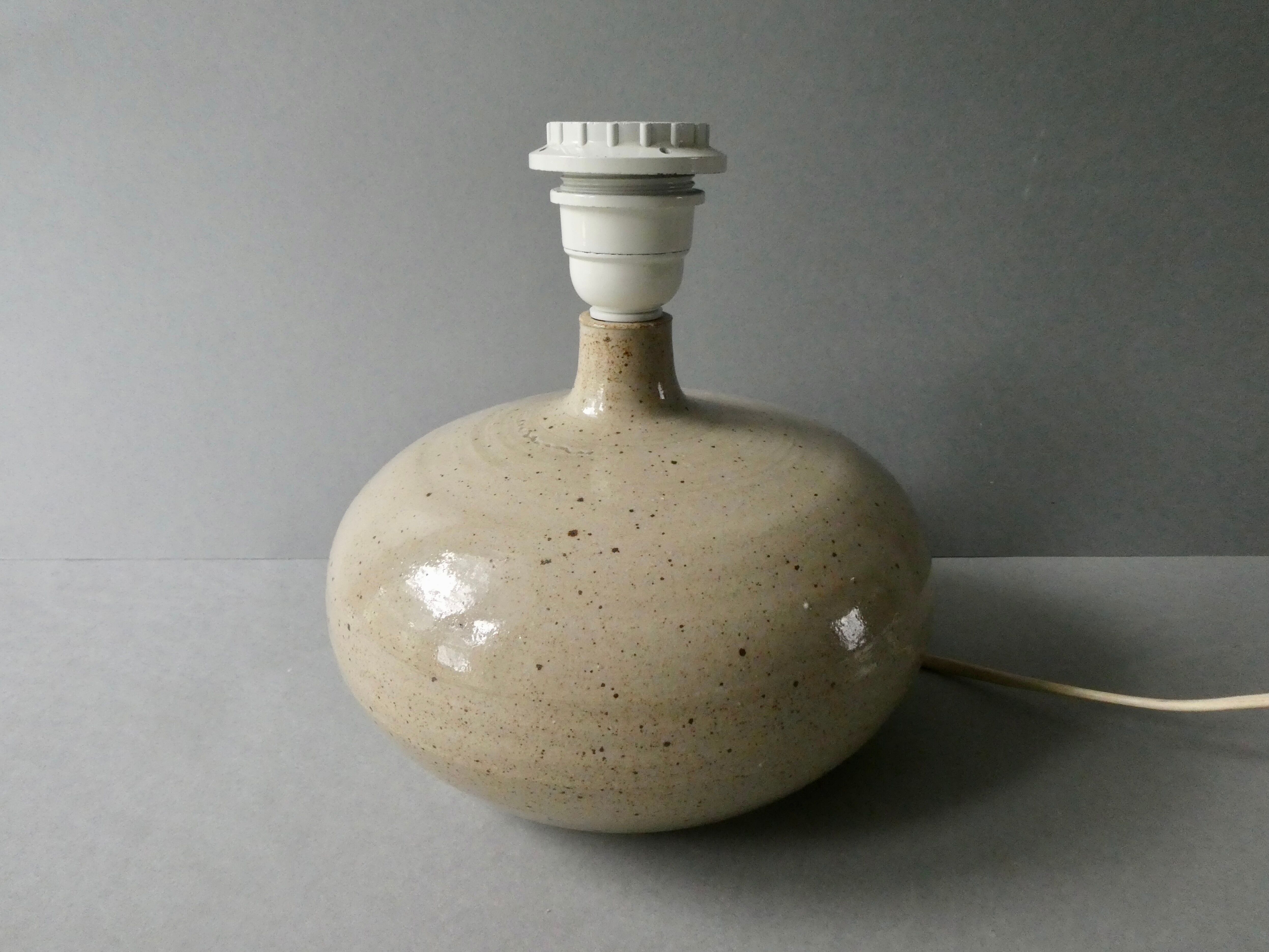 Lampe en grès des années 70