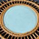 Rattan sun mirror