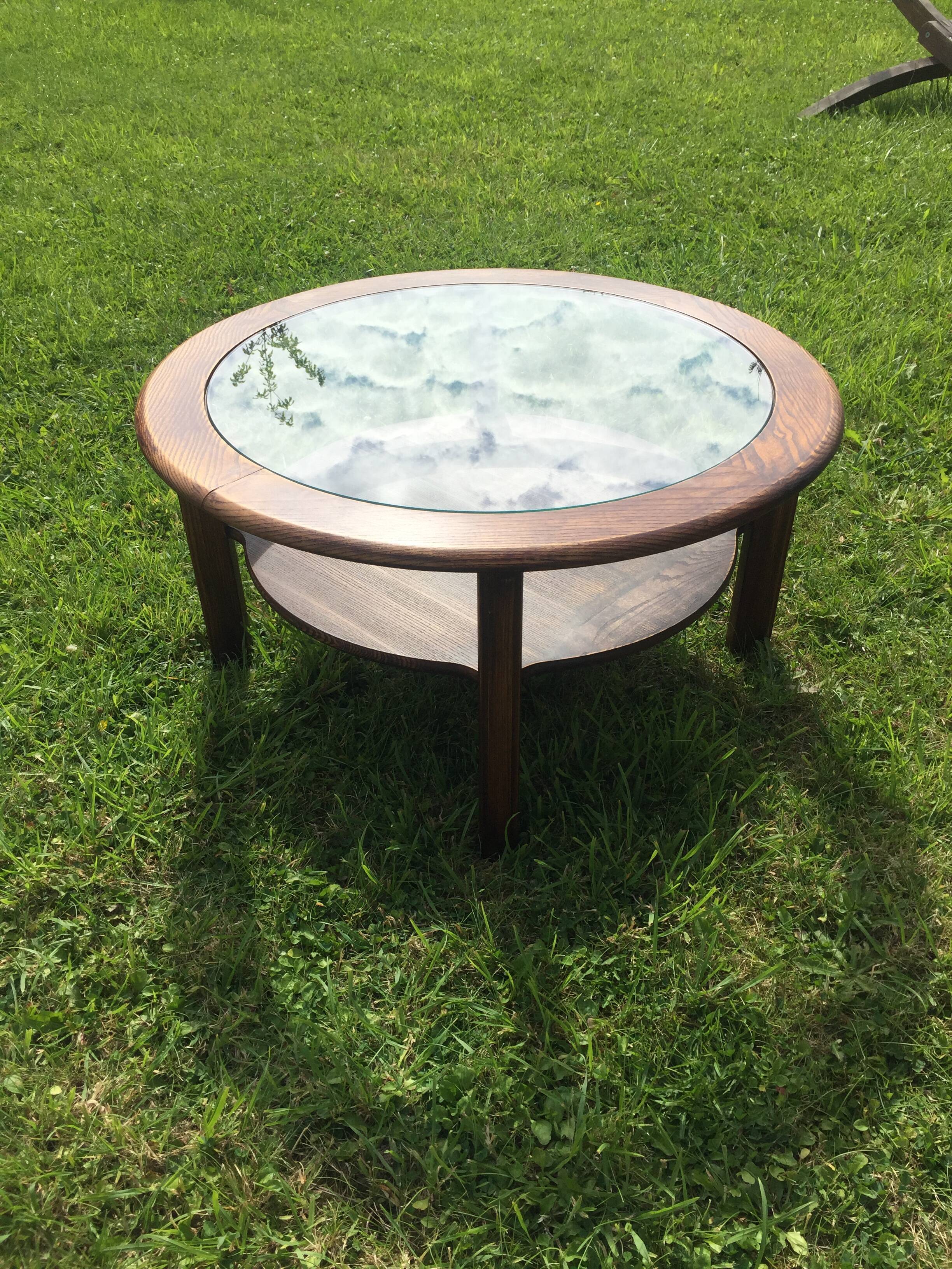 Vintage gplan round coffee table
