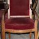 Fauteuil de bureau rouge bordeaux