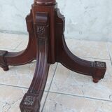 Louis XVI style floor lamp in carved mahogany