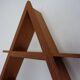 Triangular Teak Wall Shelf, Denmark, 1970s